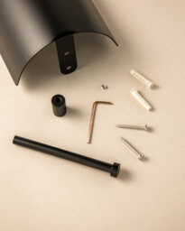 Cosmic Paper Holder With Cover Matt Stainless Steel Logic - thumbnail 3