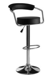 Orsina Leather Effect Bar Chair, Comfortable Seating Breakfast Bar Chair, Footrest Living Bar Chair Kitchen - thumbnail 2