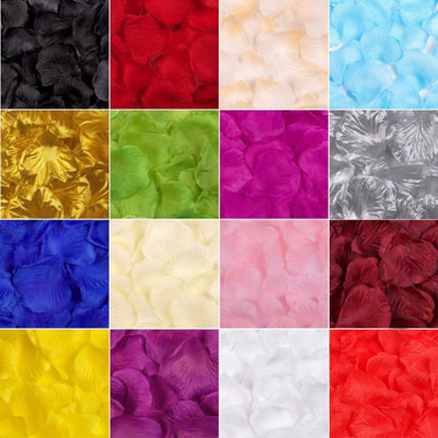 Best Artificial Silk Rose Petals / Green - image 1