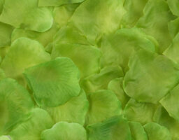 Best Artificial Silk Rose Petals / Green - thumbnail 3