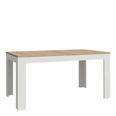 Furniture To Go Bohol Extending Dining Table In Riviera Oak/white - image 1