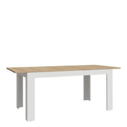Furniture To Go Bohol Extending Dining Table In Riviera Oak/white - thumbnail 4