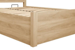 Birlea Double Ottoman Bed Frame Oak Brown Wooden Herringford 4Ft 6 135Cm - thumbnail 7