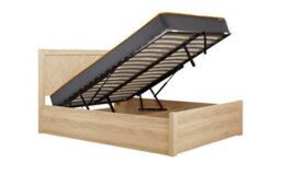 Birlea Double Ottoman Bed Frame Oak Brown Wooden Herringford 4Ft 6 135Cm - thumbnail 8