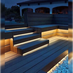 Long Life Lamps Company Ip65 Water Proof Outdoor & Indoor Led Strip Light Tape Warm White Continuous Cob Illumination 5 Metres 12V With Driver - thumbnail 8