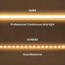 Long Life Lamps Company Ip65 Water Proof Outdoor & Indoor Led Strip Light Tape Warm White Continuous Cob Illumination 5 Metres 12V With Driver - thumbnail 6