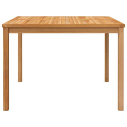 Berkfield 3 Piece Garden Dining Set Solid Wood Teak - thumbnail 9