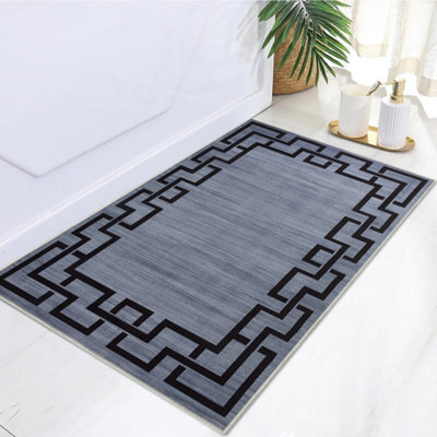 Bedlooms Nico Living Area Rugs, Non-Slip Modern Area Rug 40X60Cm, Washable Kitchen And Door Rug