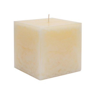 Nicola Spring Square Vanilla Pillar Candle - 120 Hours - Cream  - Long-Lasting  Vanilla Candle Home Fragrance Aromatherapy - image 1