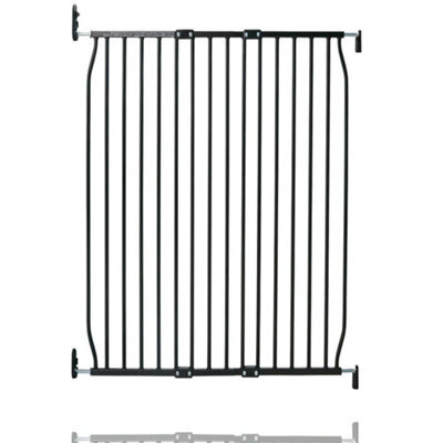 Safetots Extra Tall Eco Screw Fit Baby Gate, Black, 90Cm - 100Cm, Extra Tall Gate 100Cm In Height, Stair Gate For Baby - image 1