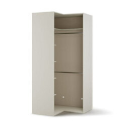 Arte Woow 1 Corner Wardrobe 100Cm - Smart, Stylish Storage For Every Space - thumbnail 2