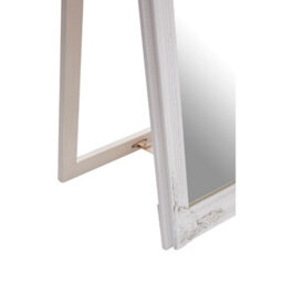 Orsina Elizabeth White Wood Floor Standing Mirror - thumbnail 5