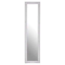 Orsina Elizabeth White Wood Floor Standing Mirror - thumbnail 1