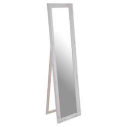Orsina Elizabeth White Wood Floor Standing Mirror - thumbnail 2