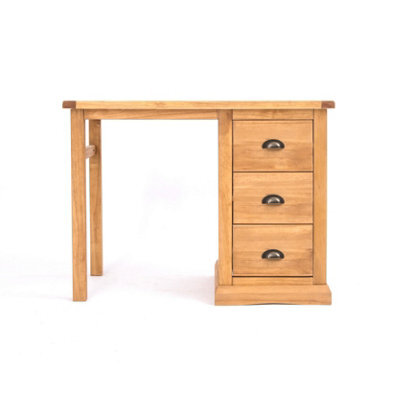 Cabinet Bits Lucca 3 Drawer Desk - Dressing Table Brass Cup Handle - image 1