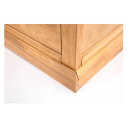 Cabinet Bits Lucca 3 Drawer Desk - Dressing Table Brass Cup Handle - thumbnail 5