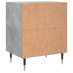 Berkfield Elegant Bedside Cabinets 2 Pcs Concrete Grey 40X30X50 Cm Engineered Wood - thumbnail 7
