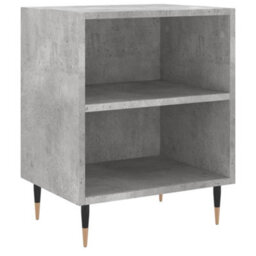 Berkfield Elegant Bedside Cabinets 2 Pcs Concrete Grey 40X30X50 Cm Engineered Wood - thumbnail 4