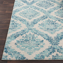 Livabliss Harput-Vintage Blue Grey Ivory Traditional Boho Living Dining Bedroom Rug 80 X 220 Cm Easy Care, Non Shedding - thumbnail 5