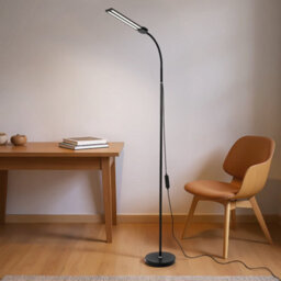Living And Home Dual-Section Lamp Head  Led Floor Lamp,dimmable,touch Control - thumbnail 4