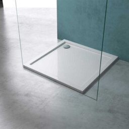 Durovin Bathrooms Shower Tray - Light Sturdy Acrylic - Glossy White Finish - Square - 1000 X 1000mm - thumbnail 3