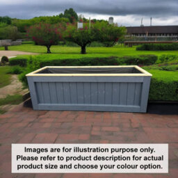 Buttercup Farm Kent Garden Planter (Painted Planter - Choice Of Colours Available) - Pressure Treated Wood - L100 X W100 X H100 Cm - thumbnail 2