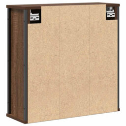 Vidaxl Bathroom Wall Cabinet With Mirror Brown Oak 60X21X60 Cm - thumbnail 7