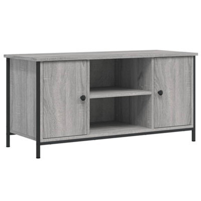 Berkfield Industrial Tv Cabinet Grey Sonoma 100X40X50 Cm Engineered Wood - image 1