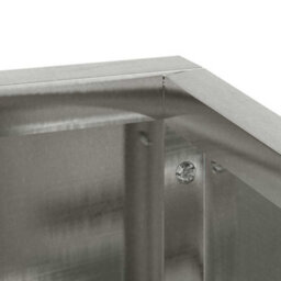 Berkfield Garden Planter Silver 80 X 80 X 50 Cm Stainless Steel - thumbnail 9