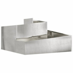 Berkfield Garden Planter Silver 80 X 80 X 50 Cm Stainless Steel - thumbnail 2