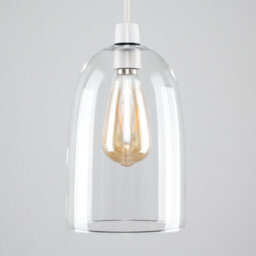 Valuelights Kira Modern Clear Dome Shaped Glass Ceiling Light Shade (D)15Cm - thumbnail 4