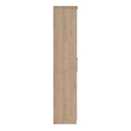 Wyld Haus Budapest Shoe Cabinet In White And Natural Oak Effect 4 Doors 1 Drawer - thumbnail 8