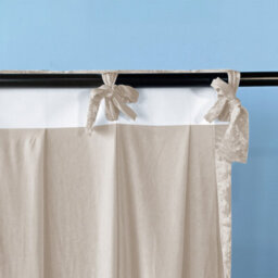 Neel Blue 3X3M Crushed Velvet Backdrop, Photography Background Blackout Curtain - Beige - thumbnail 6