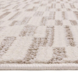 The Rug Edit Axel Scandi Grid Ivory Living Room Rug - 120X160Cm - thumbnail 8