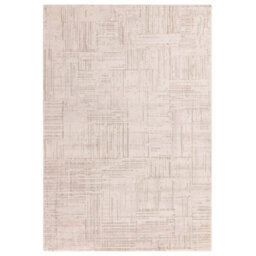 The Rug Edit Axel Scandi Grid Ivory Living Room Rug - 120X160Cm - thumbnail 2