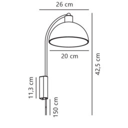 Nordlux Ellen Metal Wall Light  Brass,plug In Or Mains - thumbnail 8
