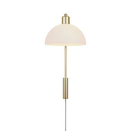 Nordlux Ellen Metal Wall Light  Brass,plug In Or Mains - thumbnail 3