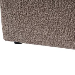Wyld and Coco Luxora Taupe Bouclé Slatted Bed Frame Eu Single 3Ft With Ottoman Storage - thumbnail 7