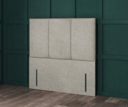 Comfy Deluxe 6Ft Silver Linen 3 Panel 54Inch Floorstanding Headboard