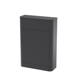 Dezine Nile 550mm Satin Anthracite Wc Unit