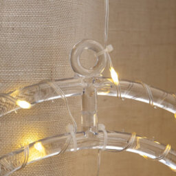 Samuel Alexander 33Cm Light Up Hanging Christmas Tree Ring With Warm White Leds - thumbnail 4