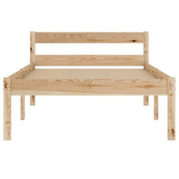 Berkfield Bed Frame Solid Pine Wood 100X200 Cm - thumbnail 3