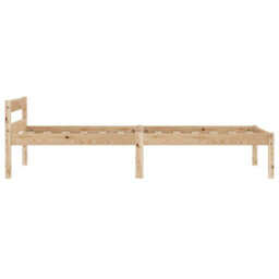 Berkfield Bed Frame Solid Pine Wood 100X200 Cm - thumbnail 4