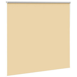 Berkfield Roller Blind Blackout Beige 165X150 Cm Fabric Width 161.6 Cm Polyester - thumbnail 3