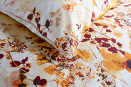 The Lyndon Company Watercolour Floral 180 Thread Count Soft Cotton Digital Printed Reversible Duvet Cover Set Terracotta - thumbnail 5