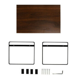 1 Desktop Bookcase Storage Shelf Organizer Display Shelf Bookcase Rack Black - thumbnail 2