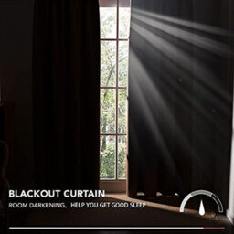 Deconovo Blackout Curtains Super Soft Thermal Insulated Pencil Pleat Blackout Curtains 52X72 Inch Turquoise 2 Panels - thumbnail 6