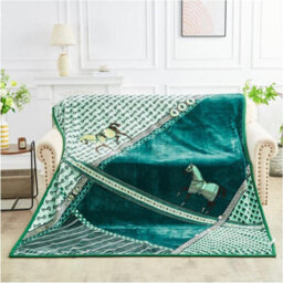 Gc Gaveno Cavailia Sherpa Fluffy Blanket Bed Warm & Cozy Majestic Horse Bed Blanket 5Kg Thermal Warm Heavy Weight Blanket 200X240 - thumbnail 5