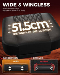 Gtplayer Gaming Chair, Ergonomic Computer Chair With Footrest And Lumbar Support Height Adjustable, Black - thumbnail 5