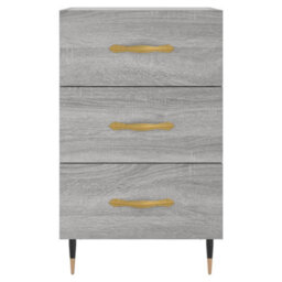 Berkfield Bedside Cabinet Grey Sonoma 40X40X66 Cm Engineered Wood - thumbnail 5